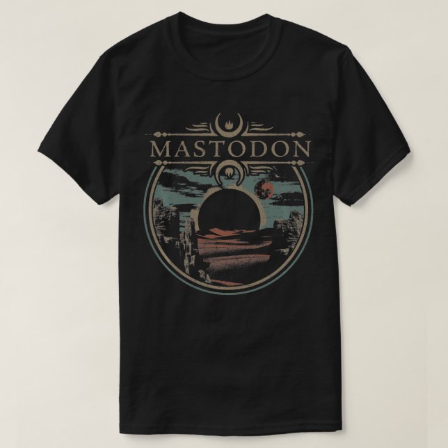 Camiseta Mastodon Horizon (Diseño del anverso)