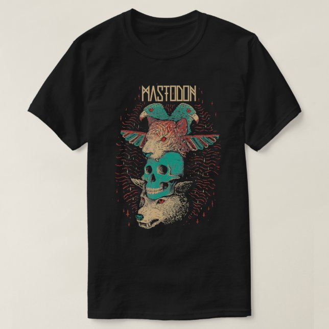 Camiseta Mastodon - Tótem con logotipo (Diseño del anverso)