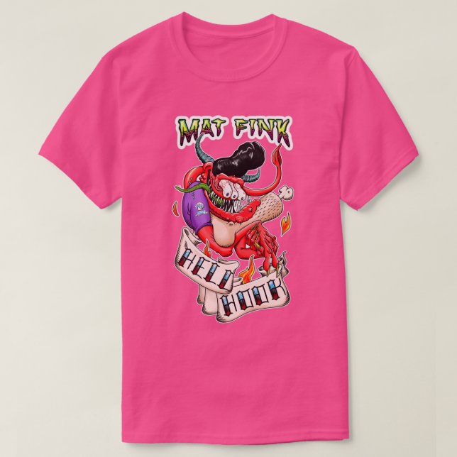 Camiseta Mat Fink Hell Hook Heok gancho (Diseño del anverso)