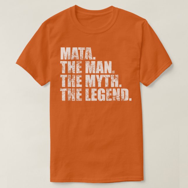 Camiseta MataMata Nombre de la familia Mata apellido Mata A (Diseño del anverso)