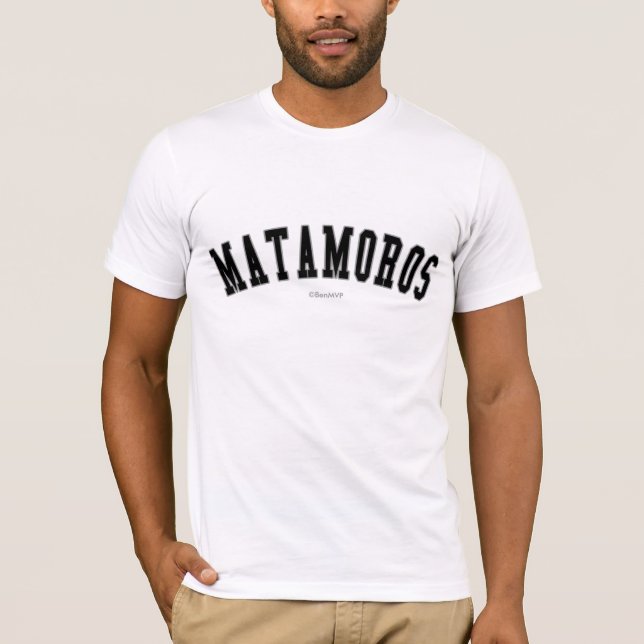 Camiseta Matamoros (Anverso)
