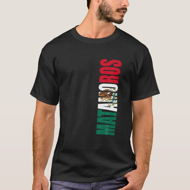 Camiseta Matamoros México Tamaulipas Ciudad de la Bandera M (Anverso)
