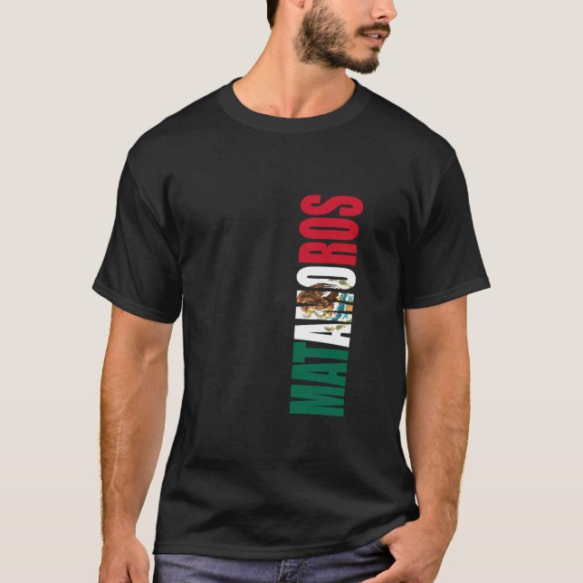 Camiseta Matamoros México Tamaulipas Ciudad de la Bandera M (Anverso)