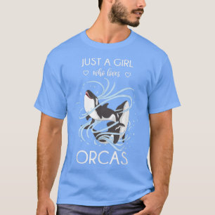 Camiseta Matan a un Chica que ama el regalo de orcas a los