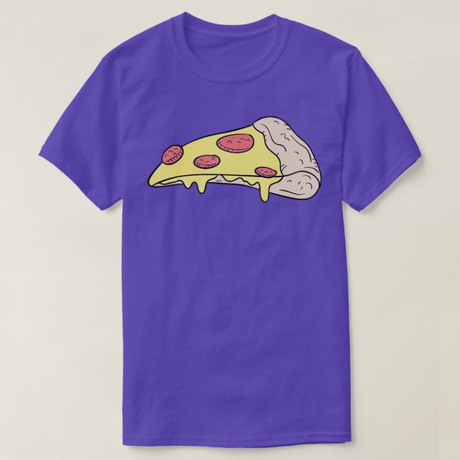 Camiseta Matando a papá hijo mamá Hija Pizza Slice Smalls (Diseño del anverso)