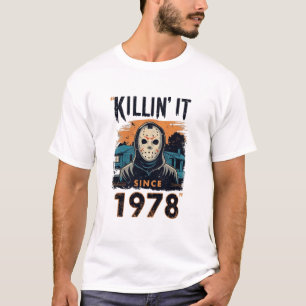 Camiseta Matándolo Desde 1978 - Michael Myers vintage Hall
