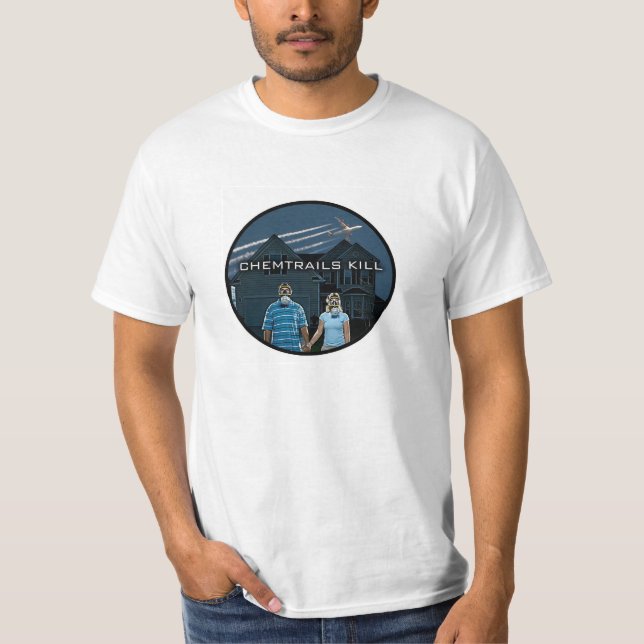 CAMISETA MATANZA DE CHEMTRAILS (Anverso)