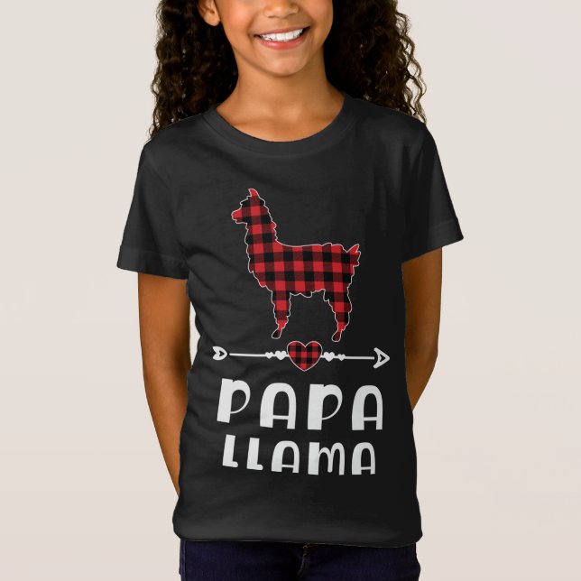 Camiseta Matanza de familia de búfalos rojos de Papa Llama  (Anverso)