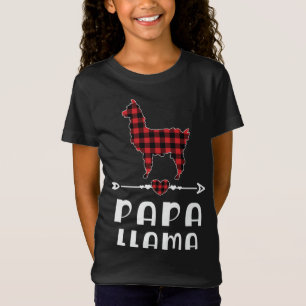 Camiseta Matanza de familia de búfalos rojos de Papa Llama 