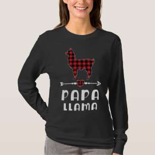 Camiseta Matanza de familia de búfalos rojos de Papa Llama 