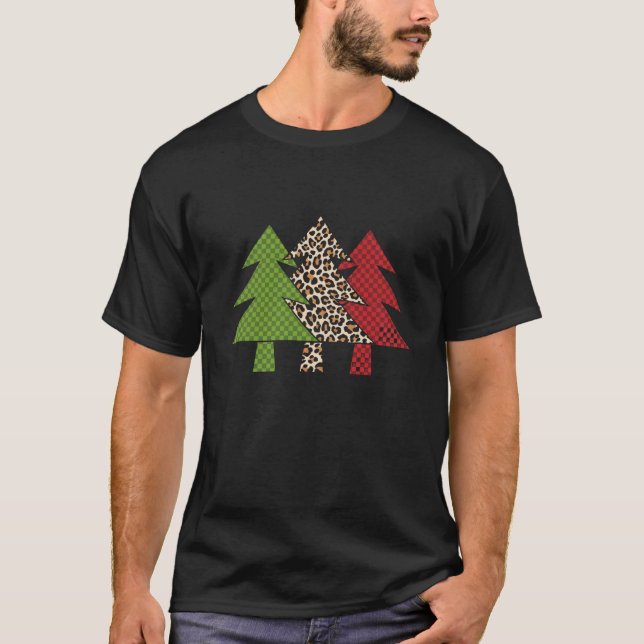 Camiseta Matanza de la familia de árboles navideños de guar (Anverso)