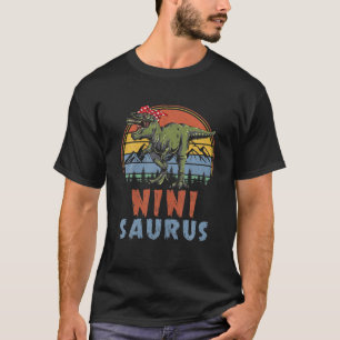Camiseta Matanza de la familia Ninisaurus T Rex Dinosaur