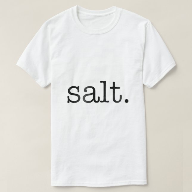 Camiseta Matanza de SALT de Halloween y disfraz de pimienta (Diseño del anverso)