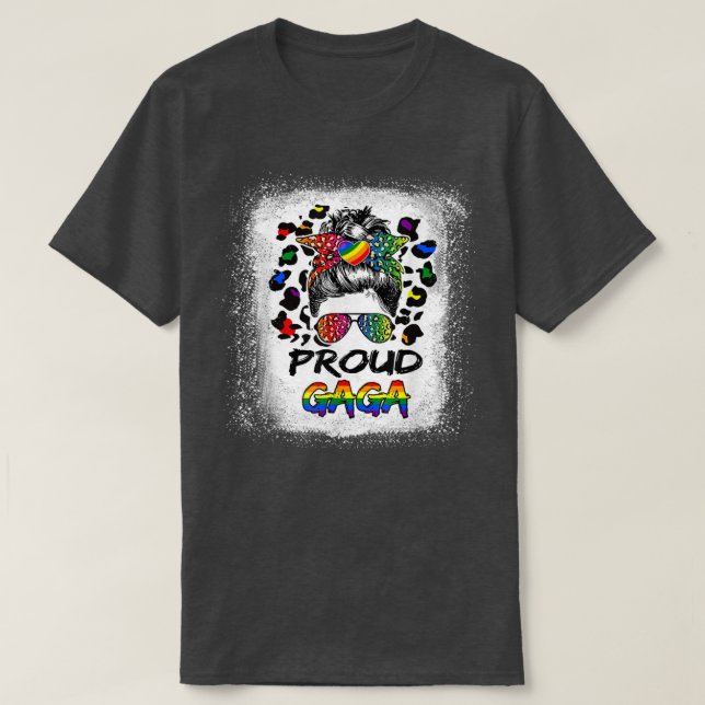 Camiseta Matanza del mes del orgullo LGBTQ de Gaga, un leop (Diseño del anverso)
