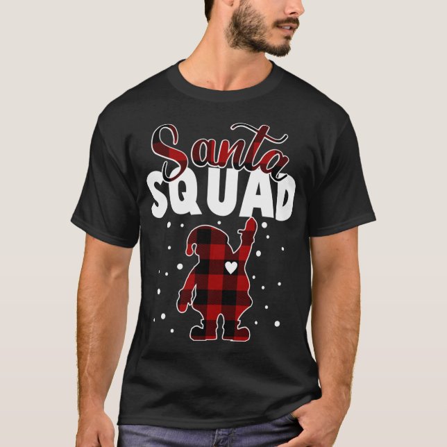 Camiseta Matanza familiar de Navidades de Buffalo Plaid San (Anverso)