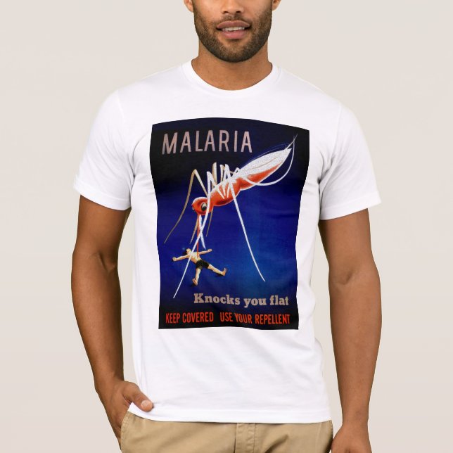 Camiseta Matanzas de la malaria (Anverso)