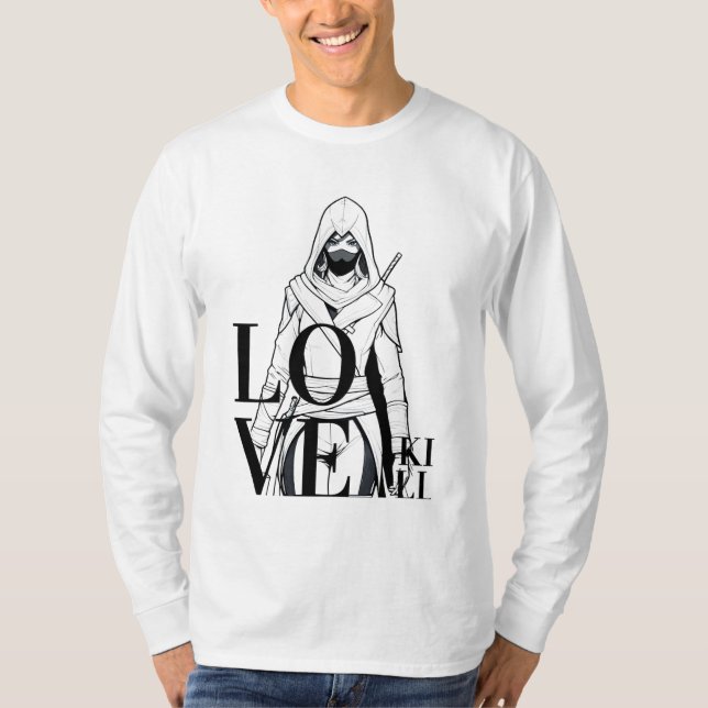 Camiseta Matar el amor: arte misterioso de los asesinos (Anverso)