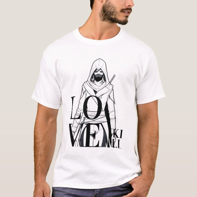Camiseta Matar el amor: arte misterioso de los asesinos (Anverso)