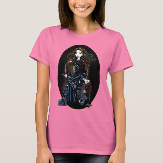 Camiseta Matar tiempo Faery Gótica Brown Babydoll Tee