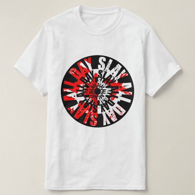 Camiseta Matar Todo el Día  (Diseño del anverso)