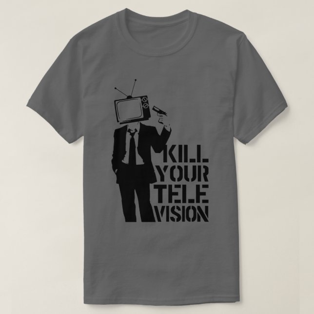 Camiseta Matar tu televisión (Diseño del anverso)