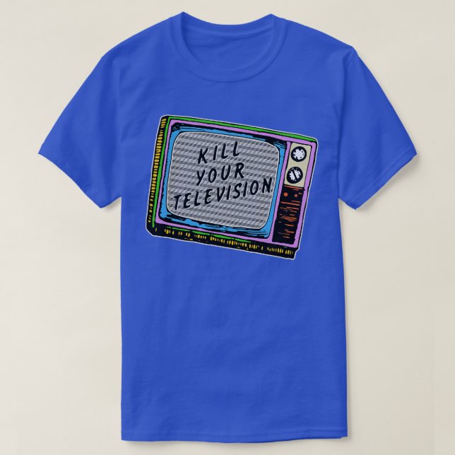 Camiseta Matar tu televisión (Diseño del anverso)