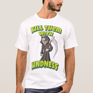 Camiseta Matarlos Con La Amabilidad De La Pareja Grim