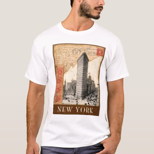 Camiseta Matasellos de Nueva York (Anverso)