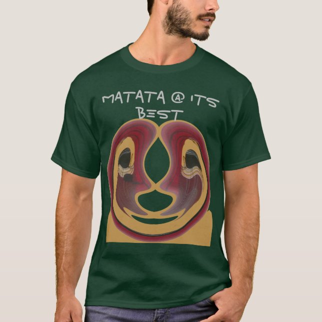 Camiseta Matata @ su mejor manga de algodón ultra elegante (Anverso)