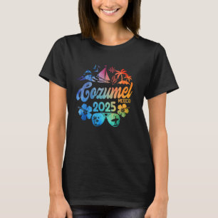 Camiseta Matc de recuerdo de vacaciones de tinte de hielo d