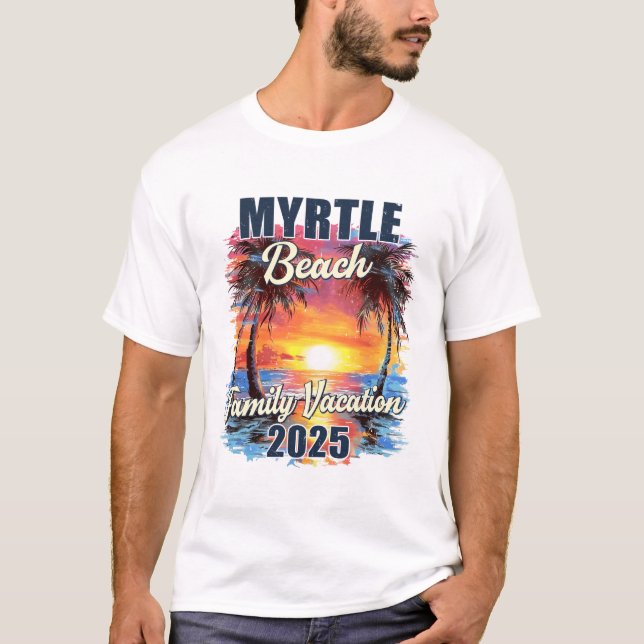 Camiseta Matc De Viaje De Verano De Myrtle Beach 2025 (Anverso)