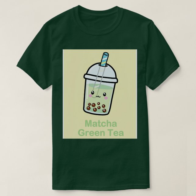 Camiseta Matcha Green Tea (Diseño del anverso)