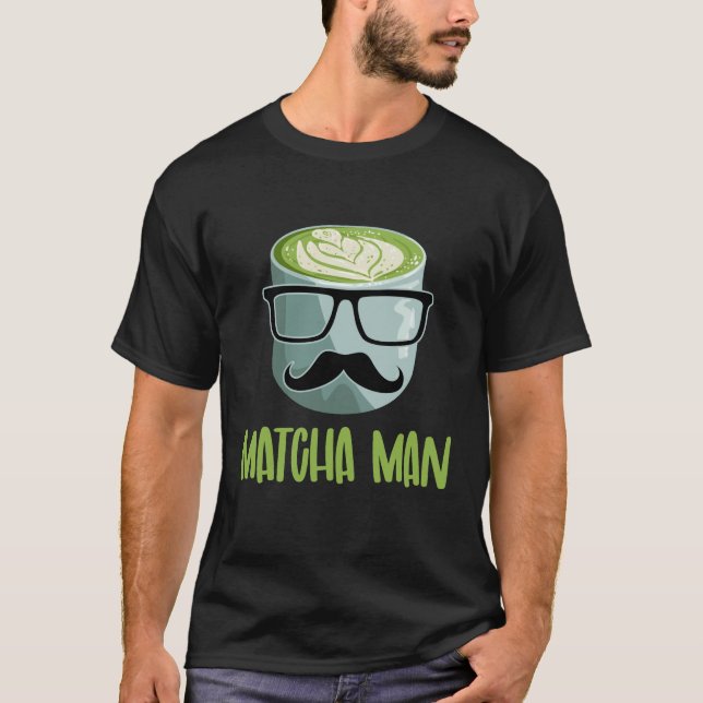 Camiseta Matcha Hombre I Regalo idea I Té ceremonia té verd (Anverso)