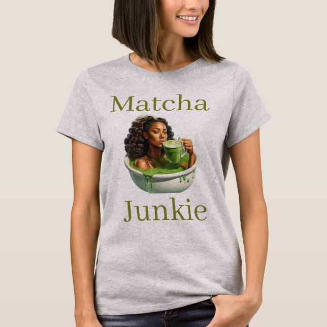 Camiseta Matcha Junkie (Anverso)