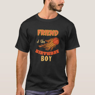 Camiseta Matchi, Amigo Del Tema Del Baloncesto Birthday Boy