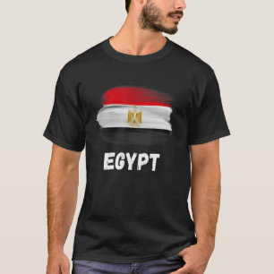 Camiseta Matchi de la familia egipcia de bandera retro