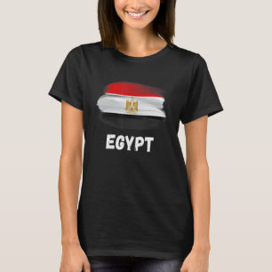 Camiseta Matchi de la familia egipcia de bandera retro