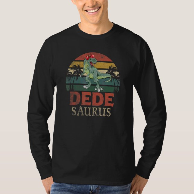 Camiseta Matchi Familia Dedesaurus Rex Dinosaur Dede Saurus (Anverso)
