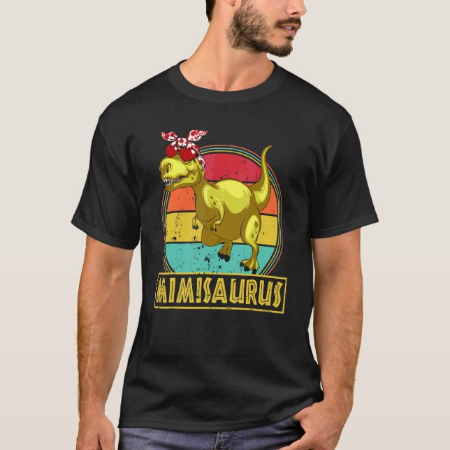 Camiseta Matchi: familia del Día de la Madre de los Dinosau (Anverso)