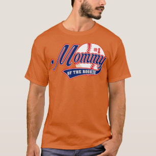 Camiseta Matchi, madre de novato, tema del béisbol
