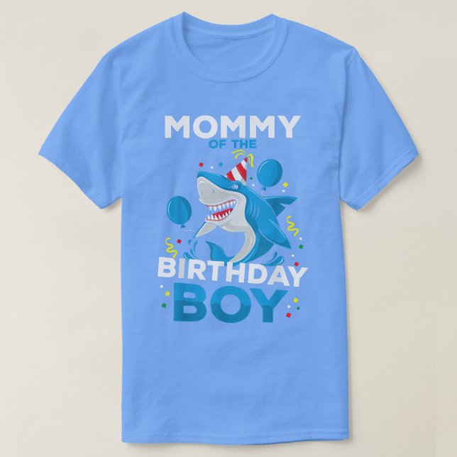 Camiseta Matchi, madre del tema del océano del cumpleaños d (Diseño del anverso)