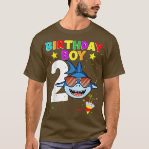 Camiseta Matchi, niño de 2º cumpleaños de Tiburón