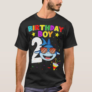 Camiseta Matchi, niño de 2º cumpleaños de Tiburón