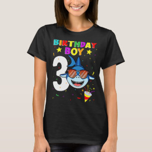 Camiseta Matchi, niño de tercer cumpleaños de 3 años, cumpl