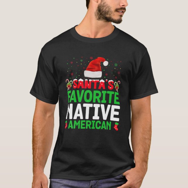 Camiseta Matchin de Navidades nativos americanos favoritos  (Anverso)