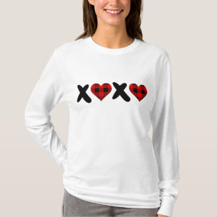 Camiseta Matchin de pareja XOXO de búfalo de el día de San 