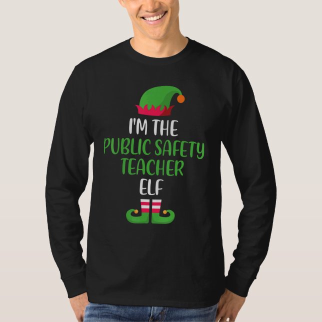 Camiseta Matchin familiar del profesor de seguridad pública (Anverso)