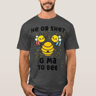 Camiseta Matching Baby Gender Reveal Party He Or She G Ma T