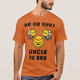 Camiseta Matching Baby Gender Reveal Party He Or She Uncle