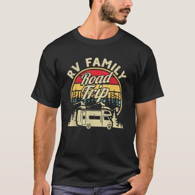 Camiseta Matching Camping RV Family Road Trip Camper Motorh (Anverso)